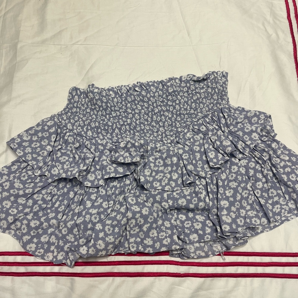 Blue flower skirt